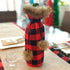 2020 New Year Latest Santa Claus Snowman Wine Bottle Dust Cover Noel Christmas Decorations for Home Dinner Decor Christmas Gift - menochic
